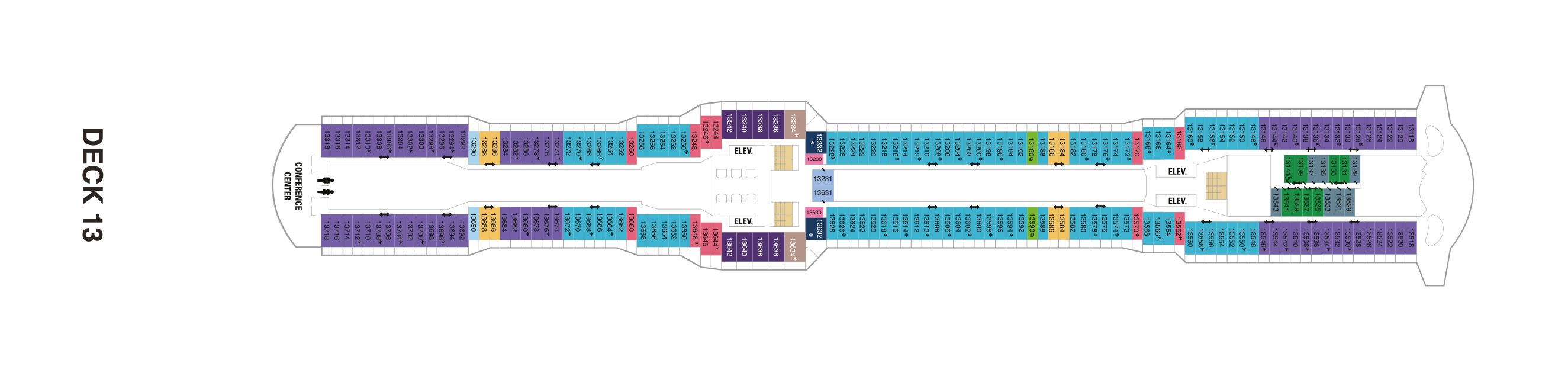 Anthem of the Seas Deck 13