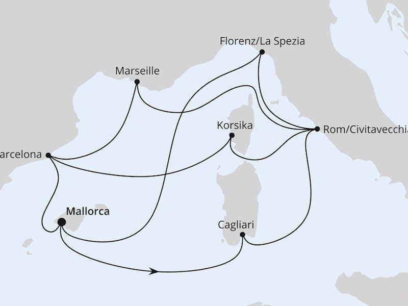 Große Mittelmeer-Reise ab Mallorca 1