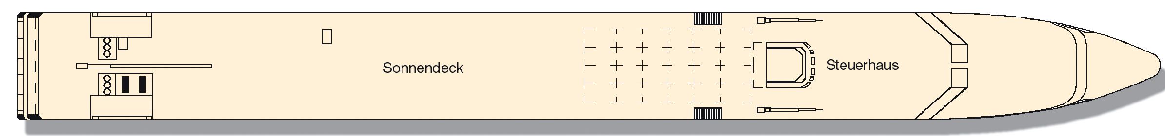 LEONARDO DA VINCI - Ohne Reederei - SONNENDECK