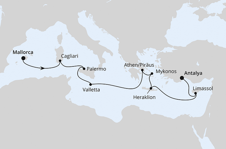 Impressionn zu Winter 2025/26 - AIDAstella - Von Mallorca nach Antalya