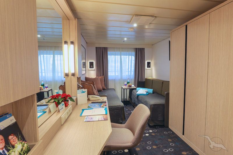 MS Artania - Phoenix Seereisen - 2-Bett zur Alleinbenutzung außen Saturndeck (L1)