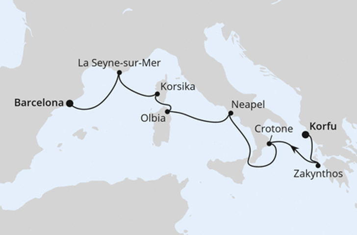 Impression zu Sommer 2026 Besttarif - AIDAblu - Griechenland, Italien & Spanien