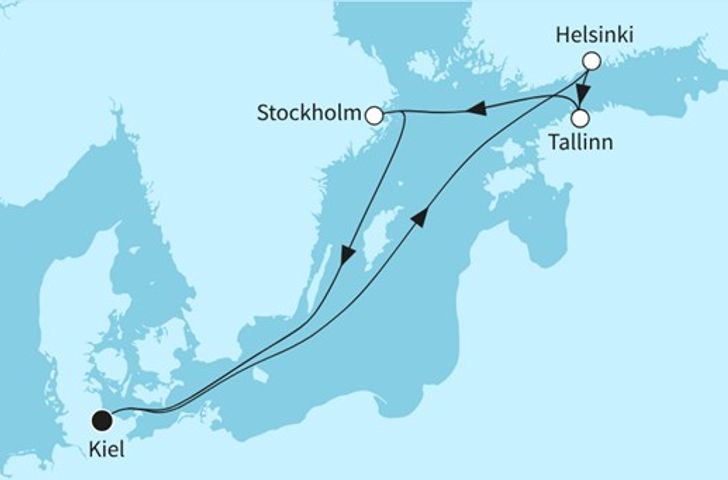 Impressionn zu Winter 2026/27 - Mein Schiff 3 - Metropolen der Ostsee