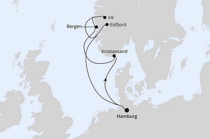 Impression zu AIDA Angebot der Woche - AIDAluna - Norwegens Fjorde mit Eidfjord