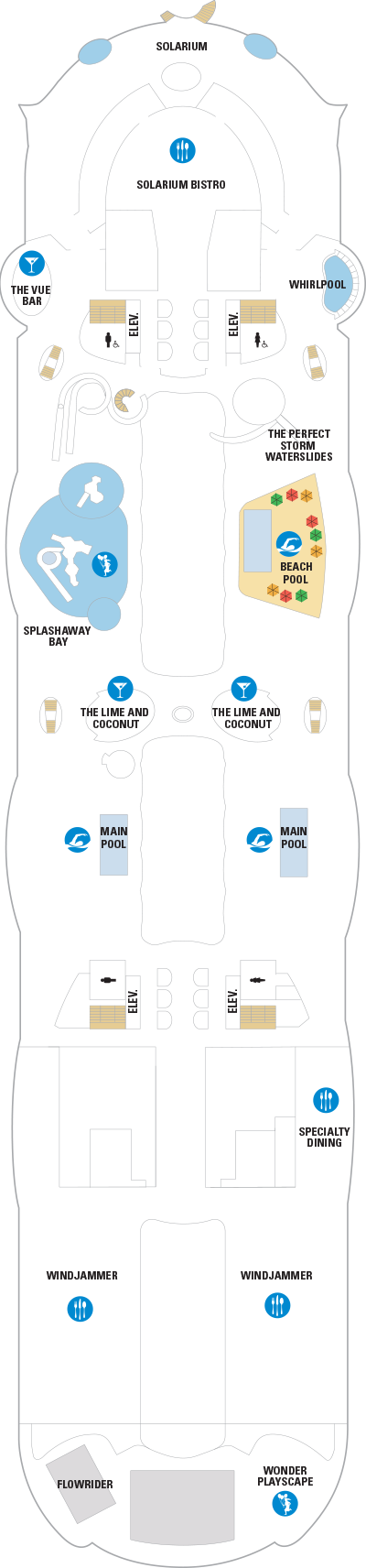 Wonder of the Seas - Royal Caribbean International - Deck 15 (Deck 15)
