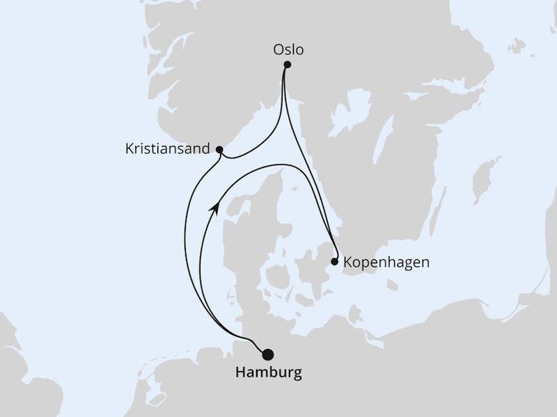 Norwegen & Dänemark ab Hamburg