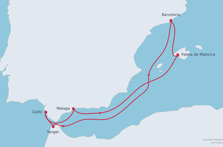 Impression zu Sommer 2027 - Westliches Mittelmeer