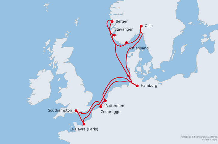 Impression zu Herzklopfen mit AIDAnova - Metropolen & Südnorwegen