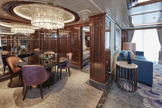 Queen Victoria - Cunard Line - Grand Suiten, Achtern, Deck 6, 7 (Q1)