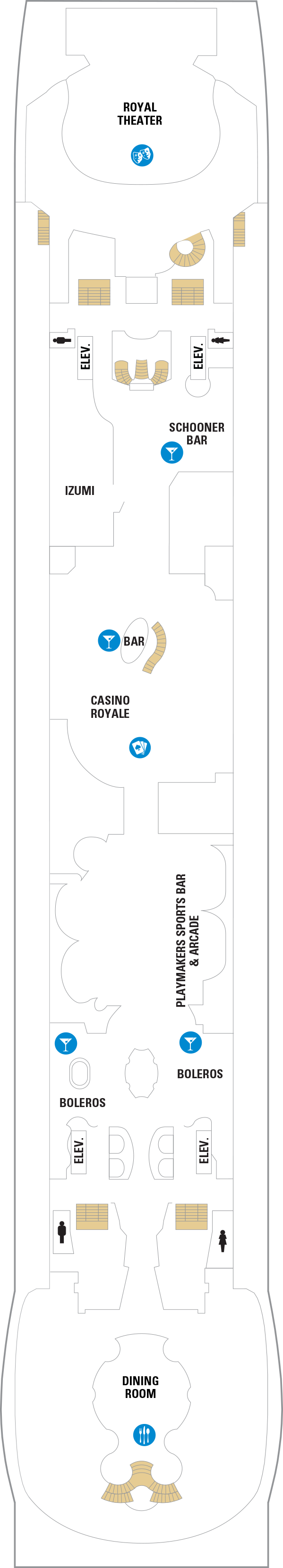 Independence of the Seas - Royal Caribbean International - Deck 4 (Deck 4)
