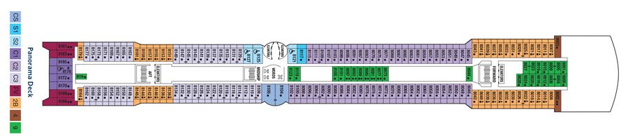 Celebrity Infinity - Celebrity Cruises - 8 PANORAMA DECK