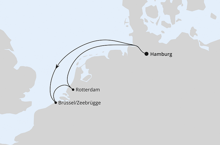 Impression zu Sommer 2026 Besttarif - AIDAprima oder AIDAperla - Kurzreise nach Belgien & Niederlande