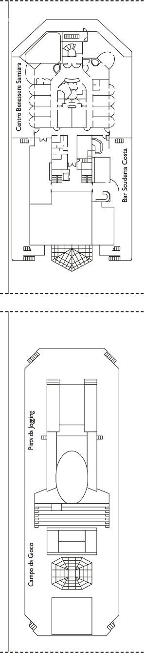 Costa Pacifica - Costa Kreuzfahrten - Deck 12 (Summertime)