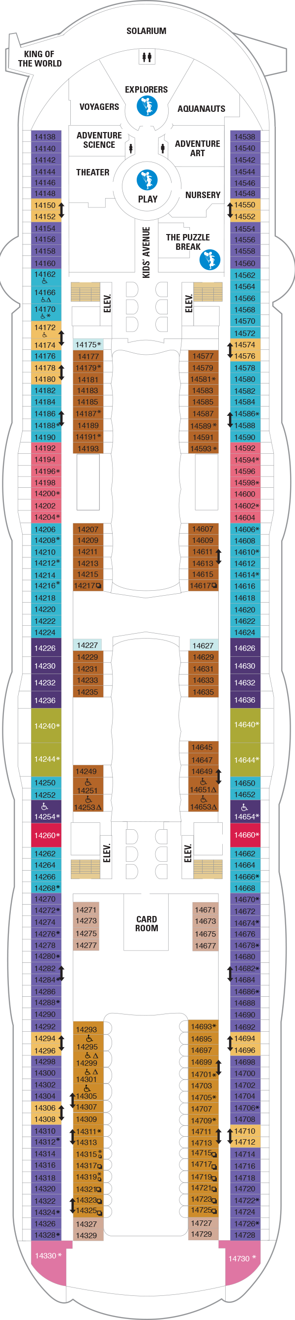 Harmony of the Seas - Royal Caribbean International - Deck 14