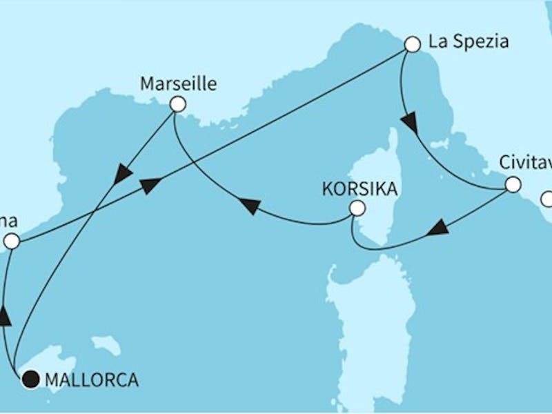 Höhepunkte des Westlichen Mittelmeers