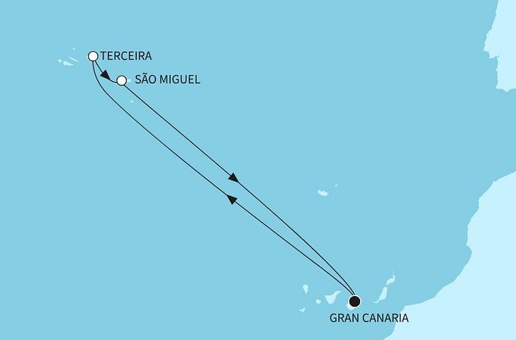 Impression zu Winter 2026/27 - Mein Schiff 7 - Blühende Azoren