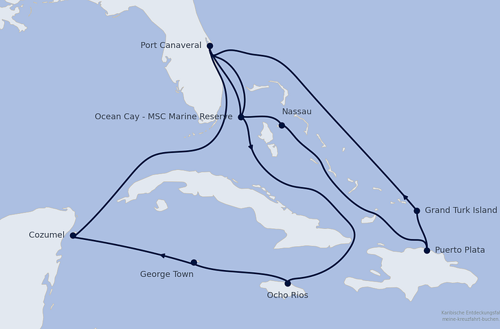 Impression zu MSC Festtagsreisen - Winter 2027/28 - Karibik ab Port Canaveral