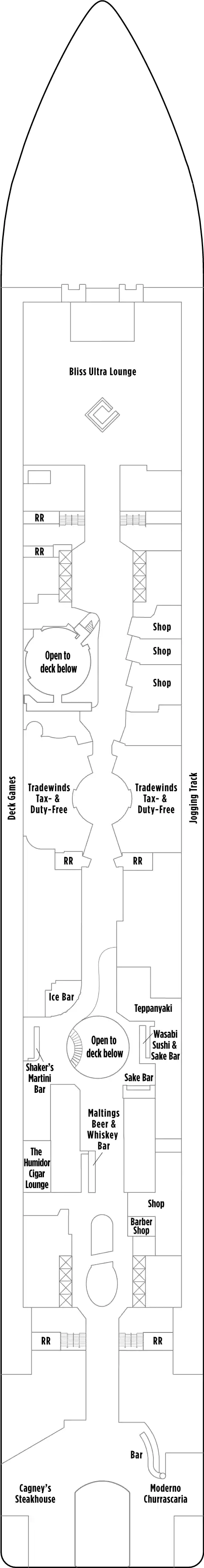Norwegian Epic - Norwegian Cruise Line - Deck 7 (Deck 7)