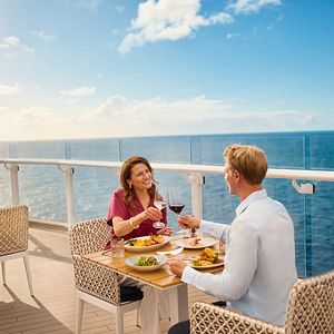 Paar, Menschen, Cocktails, Essen