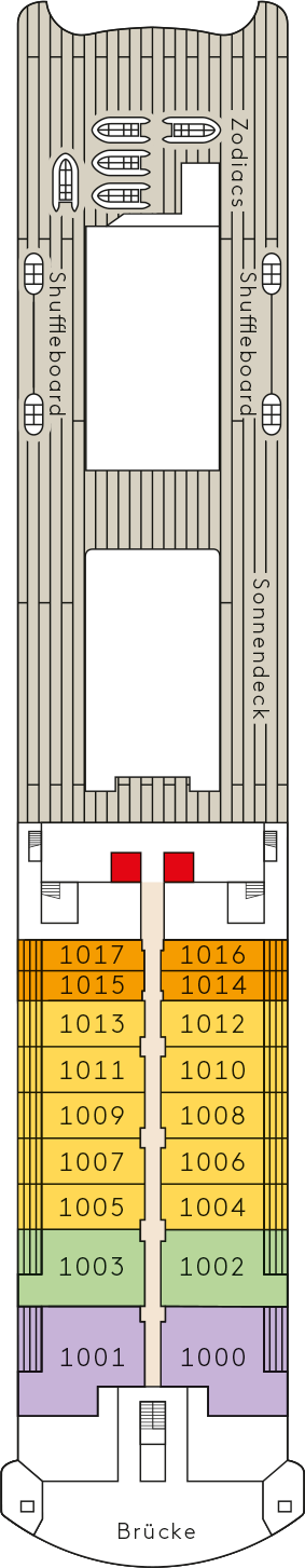 MS Europa 2 - Hapag-Lloyd Cruises - Deck 10 (Deck 10)