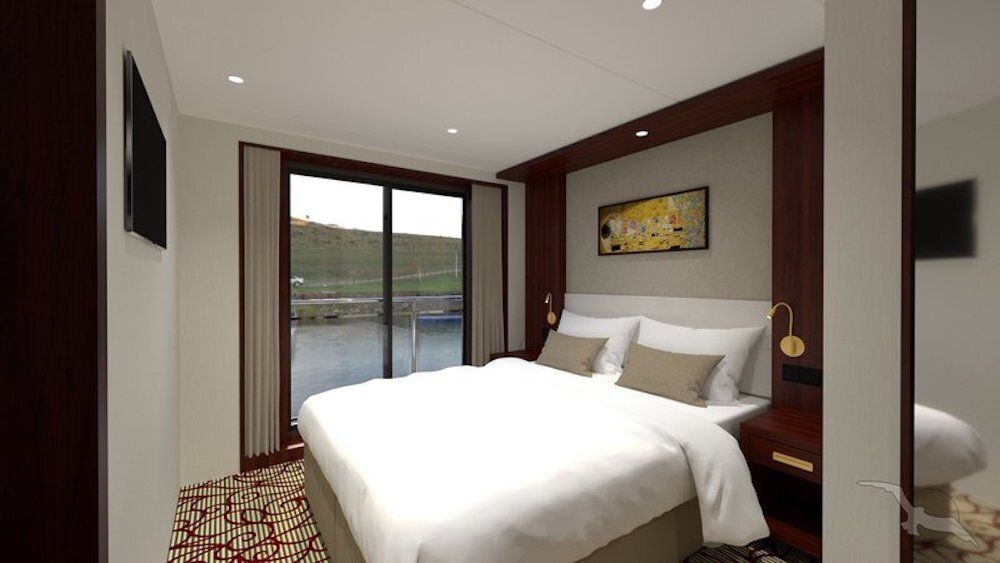 MS Swiss Crystal - Phoenix Flusskreuzfahrten - Zweibett außen mit frz. Balkon Rubydeck (D)