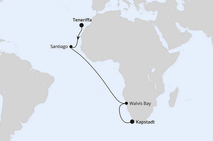 Impression zu AIDA Winter 2027/2028 - AIDAperla - Von Teneriffa nach Kapstadt