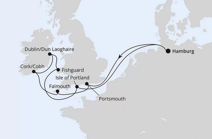 Impression zu Sommerferien 2026 - AIDAsol - Großbritannien & Irland