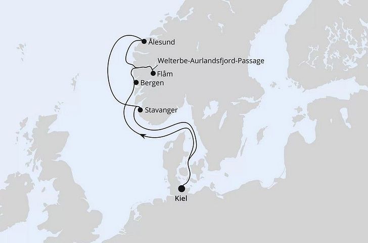 Impression zu AIDA Mailights - Norwegen & Skandinavische Highlights