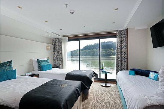 MS Anesha - Phoenix Flusskreuzfahrten - Dreibett außen mit frz. Balkon Saturndeck (A)