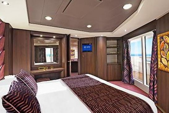 MSC Fantasia - MSC Cruises - Suite mit hermetisch geschlossenem Panoramafenster