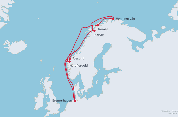 Impression zu Suiten Special Winter 2026/27 - Mein Schiff 3 - Winterliches Norwegen