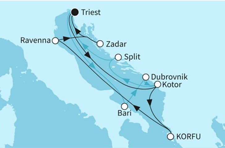Impressionn zu Sommer 2025 Besttarif - Mein Schiff 6 - Adria intensiv