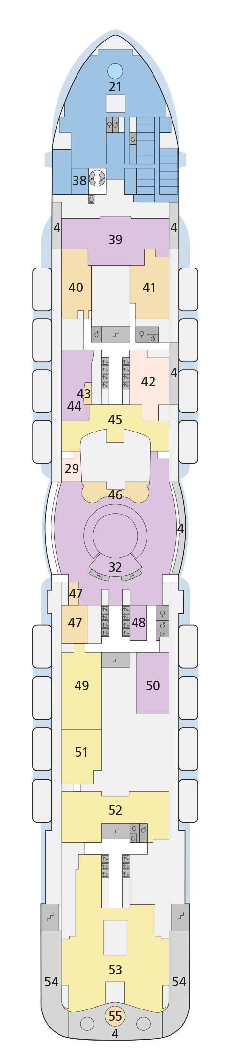 AIDAnova - AIDA Cruises - Deck 7 (Deck 7)