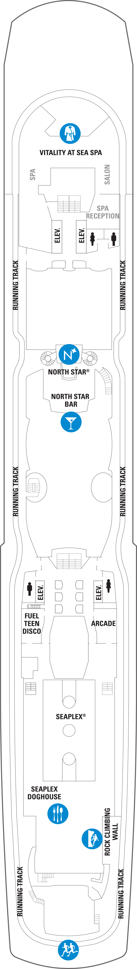 Ovation of the Seas - Royal Caribbean International - Deck 15