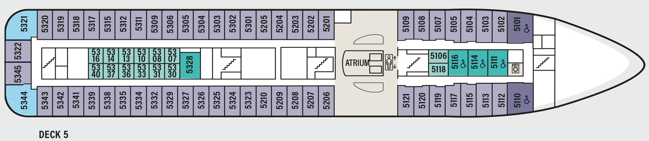 HAVILA CASTOR - Ohne Reederei - DECK 5