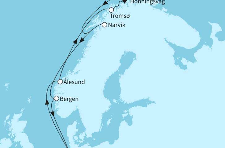 Impressionn zu Winter 2026/27 - Mein Schiff 3 - Zauberhaftes Norwegen