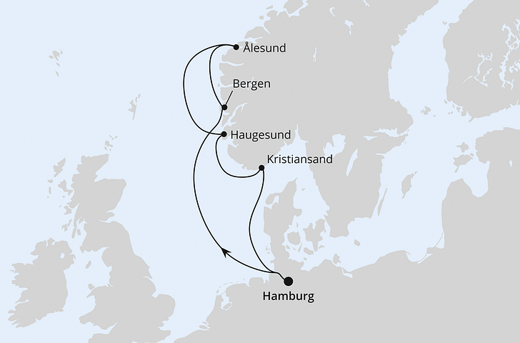 Impression zu AIDA wird 30 - AIDAprima - Norwegen ab Hamburg