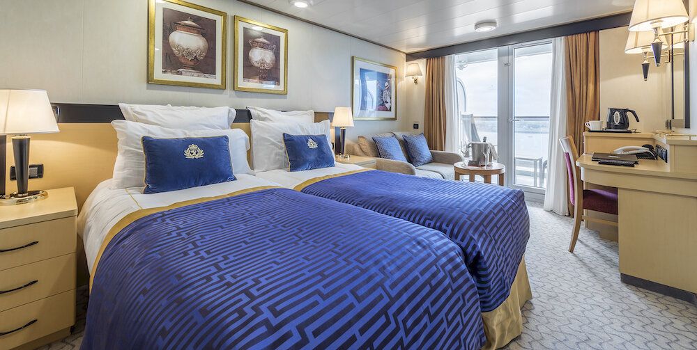 Queen Mary 2 - Cunard Line - Zweibett außen, Balkon (BC)