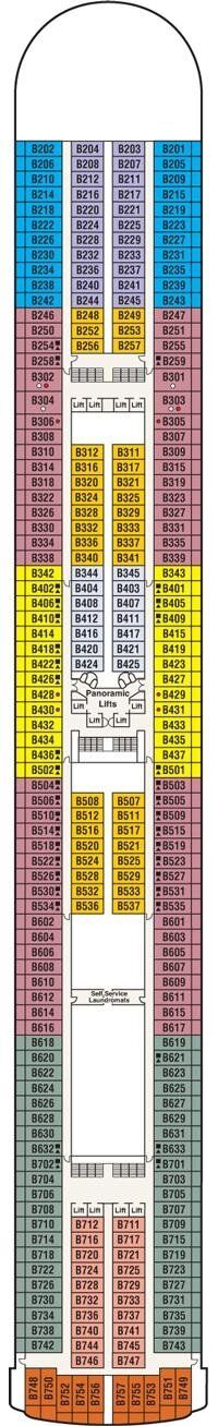 Crown Princess - Princess Cruises - Deck 11 (Baja)