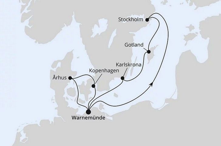 Impression zu Sommer 2026 - AIDAmar - Schweden & Dänemark
