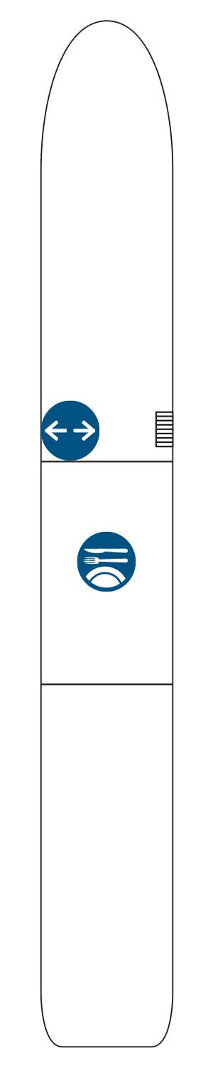 MS DOURO QUEEN - Nicko Cruises - Deck 1 (Unterdeck)