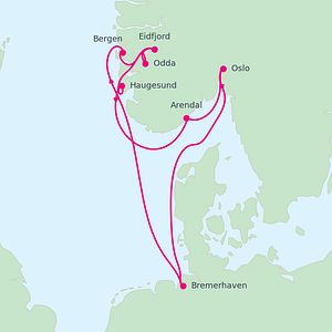 Norwegen Bergen