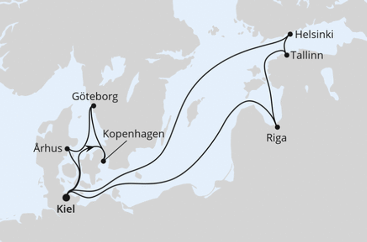 Impression zu Winter 2026/27 - AIDAprima -  Weihnachtsreise auf der Ostsee