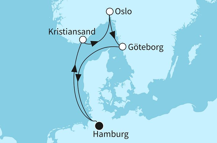 Impressionn zu Sommer 2025 Besttarif - Mein Schiff 4 - Ein nordisches Sommermärchen
