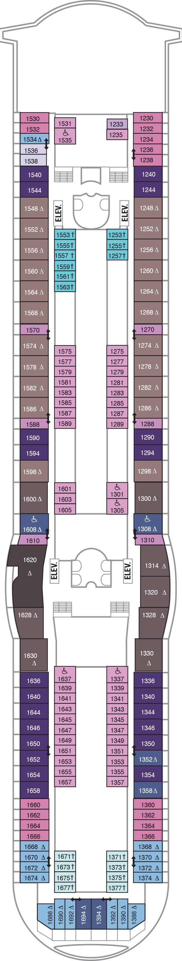 Navigator of the Seas - Royal Caribbean International - Deck 10