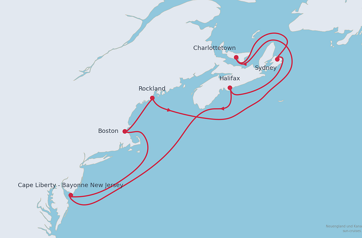 Impression zu Sommer 2027 - Mein Schiff 1 - Neuengland und Kanada