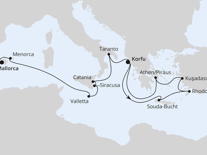 Von Korfu nach Mallorca 2