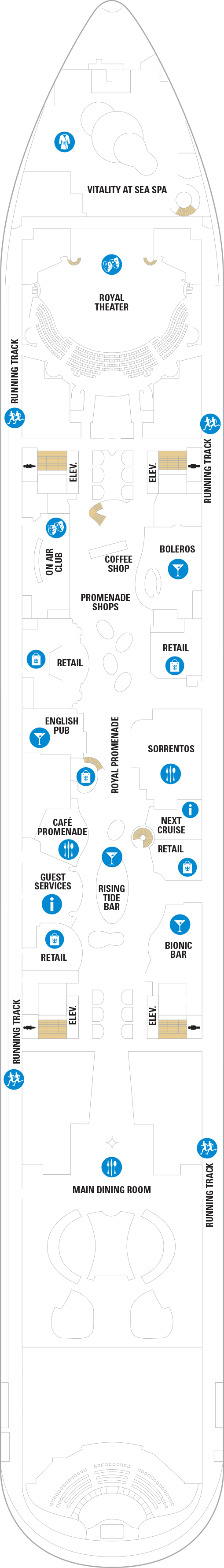 Symphony of the Seas - Royal Caribbean International - Deck 5 (Deck 5)