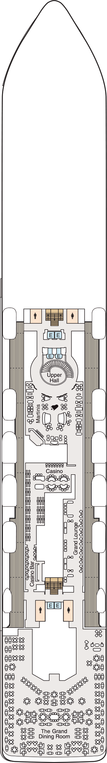 MS Vista - Oceania Cruises - Deck 6 (Deck 6)