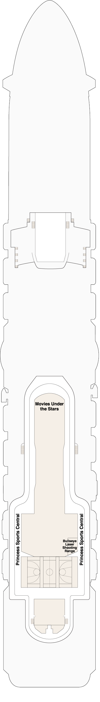 Majestic Princess - Princess Cruises - Deck 18 (Sports)